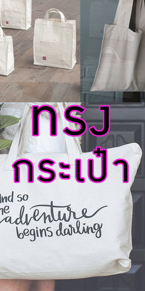 ทรงถุงผ้า